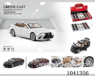 1:32 pull back car with sound&light 3color mixed loading in display box