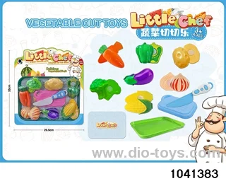 Vegetable Cutting Music Set in blister