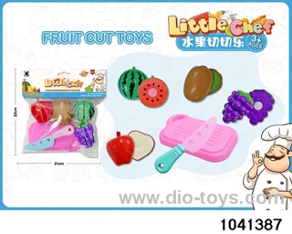 Fruit Cutting Music Set in PP bag with header