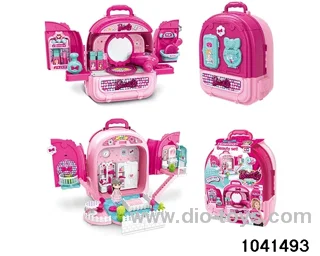 3-in-1 makeup backpack in paper card