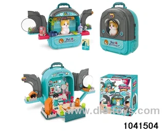 3-in-1 Pet Backpack - Cat in color box