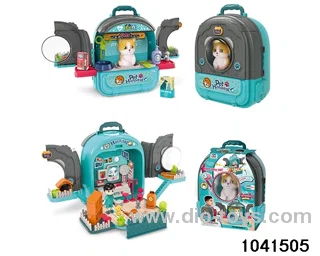3-in-1 Pet Backpack - Cat in paper card