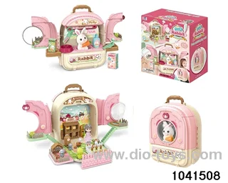 3-in-1 pet backpack in color box