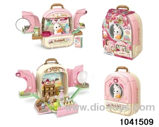 3-in-1 pet backpack in paper card