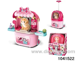 Pet trolley case (female) in display box