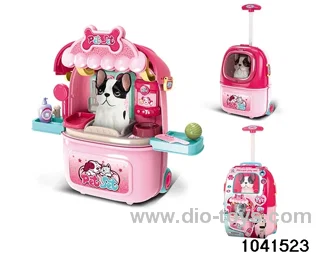 Pet trolley case (female) in paper card