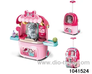 Pet trolley case (female) in paper card