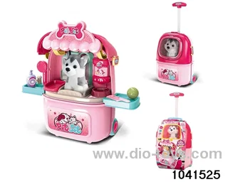 Pet trolley case (female) in paper card
