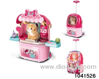 Pet trolley case (female) in paper card