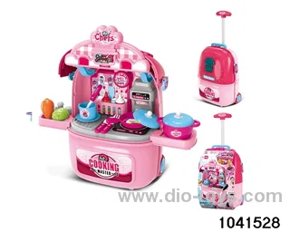 Kitchen utensils trolley box (female) in paper card
