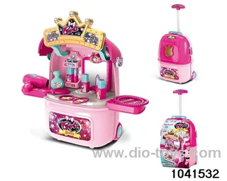 Vanity trolley box in paper card