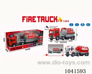 inertia alloy car with  light &musis 2color mixed loading include battery