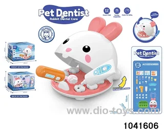 Pet Rabbit Dentist Set，Tooth finder with light