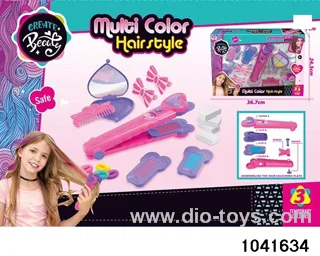 Hair dyeing set in window box