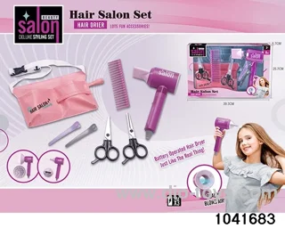 Hairdressing Set in window box