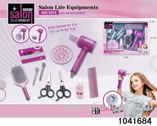 Hairdressing Set in window box
