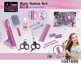 Hairdressing Set in window box