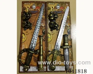 Weapon toy 2sets mixed loading in Tied On Card
