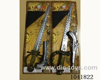 Weapon toy 2sets mixed loading in Tied On Card