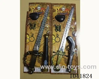 Weapon toy 2sets mixed loading in Tied On Card