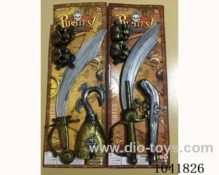 Weapon toy 2sets mixed loading in Tied On Card
