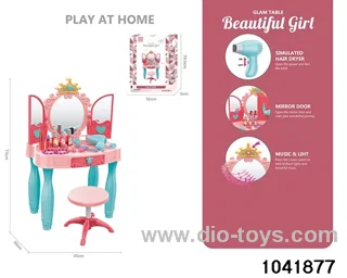Dressing table set in color box