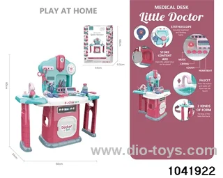 Sound and light medical equipment table in color box