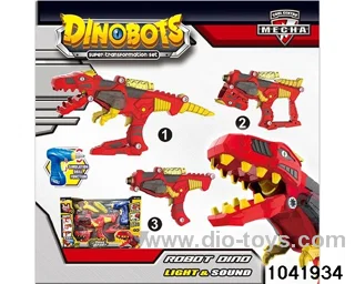 Sound and Light Disassembly and Assembly Dinosaur Gun in window box