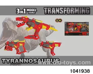 Sound and Light Disassembly and Assembly Dinosaur Gun in window box