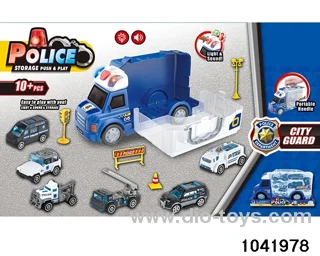 Sound and light police suit in PVC cover