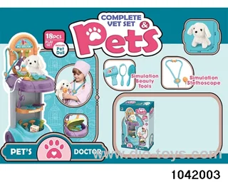 Pet care set in color box