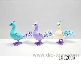 wind-up Peacock 3color mixed loading in opp bag