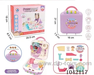 Combination lock for suitcase in color box
