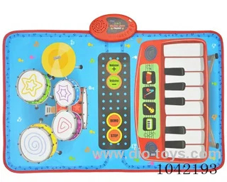 2 IN 1 Musical carpet in color box