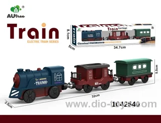 BO classic raiway train with forward,backward lighting in window box