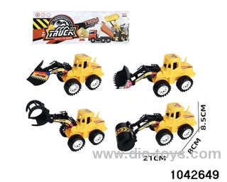 Inertial engineering vehicle in PP bag with header