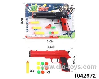 Soft bullet gun in Blister card
