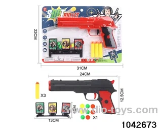 Soft bullet gun in Blister card
