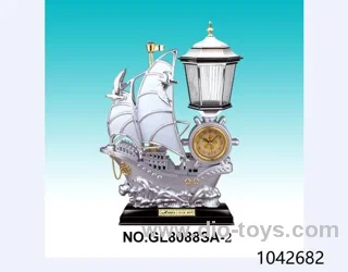 Desk lamp clock in color box