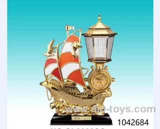 Desk lamp clock in color box