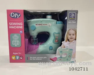 Electric Sewing Machine Toy with light  in window box