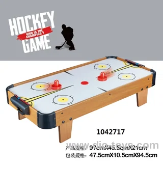 Wooden Ice Hockey table short in carton