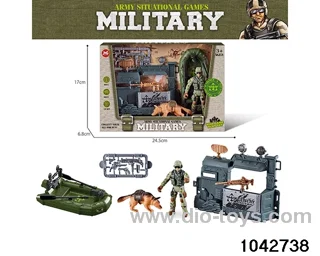 Military sets in window box