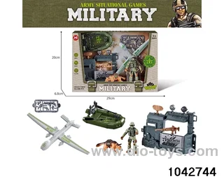 Military sets in window box