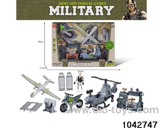 Military sets in window box