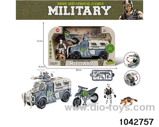 Military sets in window box