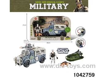 Military sets in window box