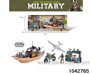 Military sets in window box