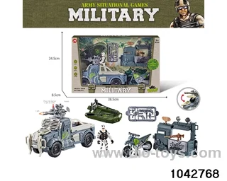 Military sets in window box