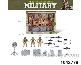 Military sets in window box